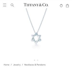 Star of David necklace by Tiffany & Co. Brand new